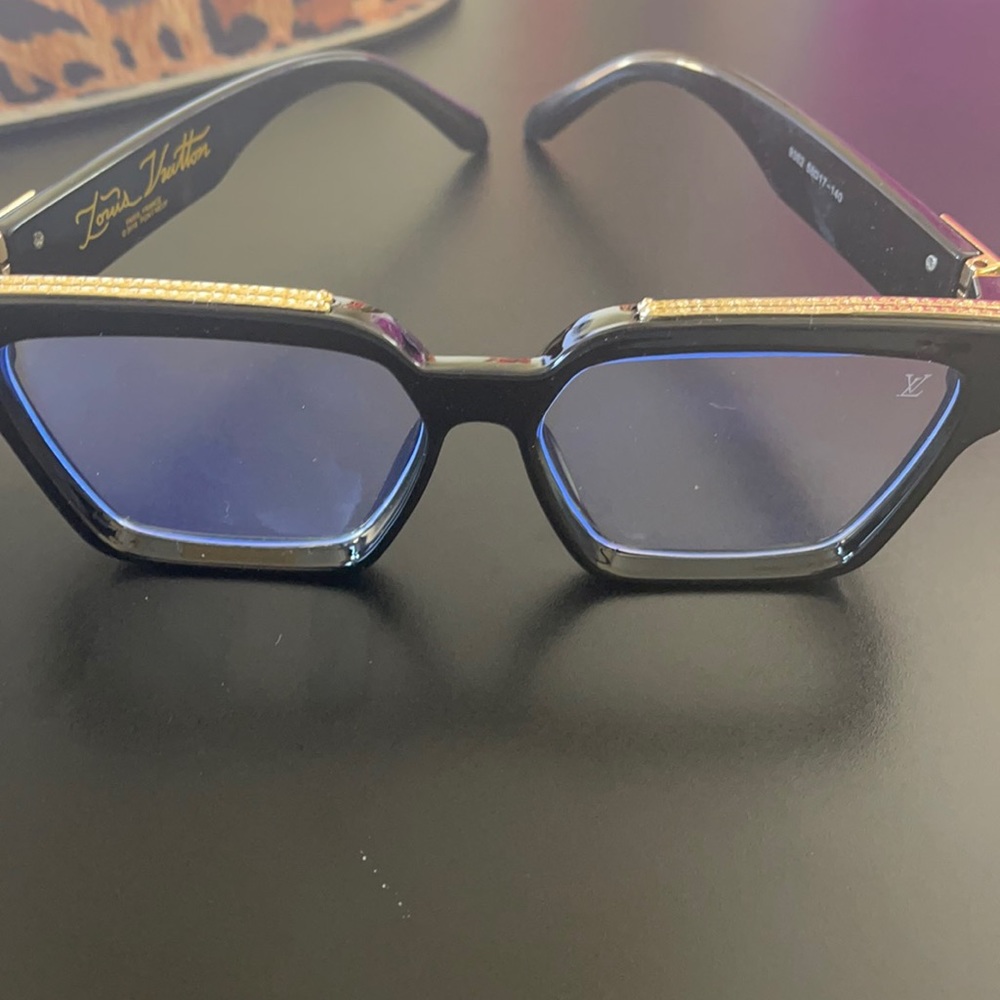 BNWOT Blue light blocking black frame glasses